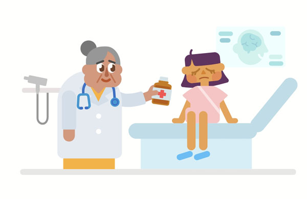 You have a cough, so you need this medicine. I didn’t have an appointment, but fortunately, the doctor was able to help me. Anna felt sick, so she went to the clinic to see a doctor. I have a cold. I can’t eat, drink, or talk too much because my throat hurts.