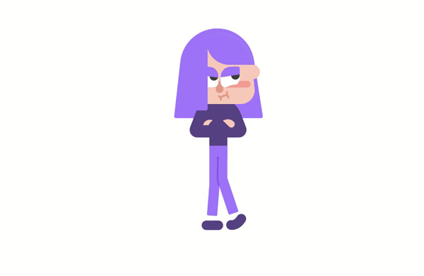 Lily’s cheeks are red because she’s angry. She hates it when her mom talks about her!