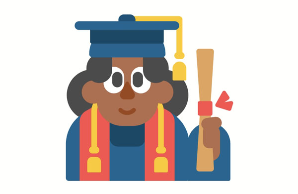 My niece, my sister’s daughter, just graduated from school.