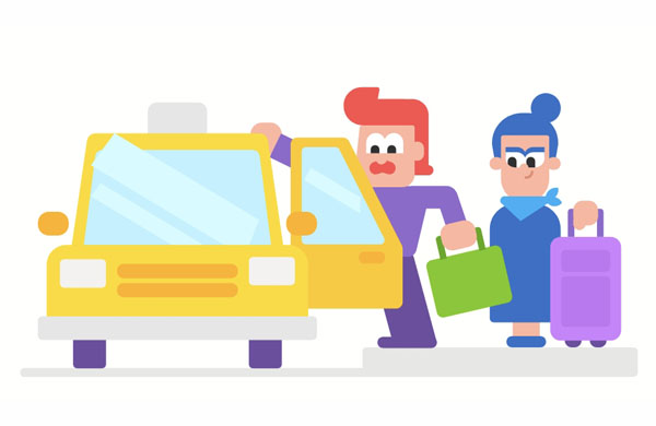 The fastest transportation to the airport is a taxi, right?