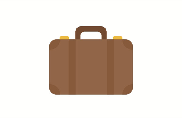 Is this brown suitcase your baggage?