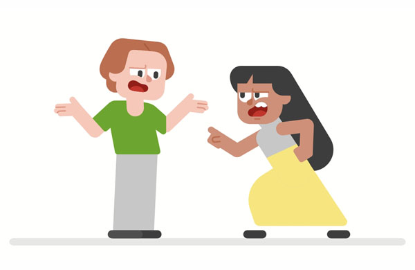 We argue about who is right.  We disagree a lot, but he is not my enemy.