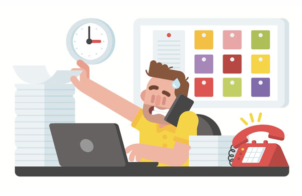 Our company is planning to open a new branch next month, so I’m very busy! After his students handed their exams in, Tom had very little time to check them.