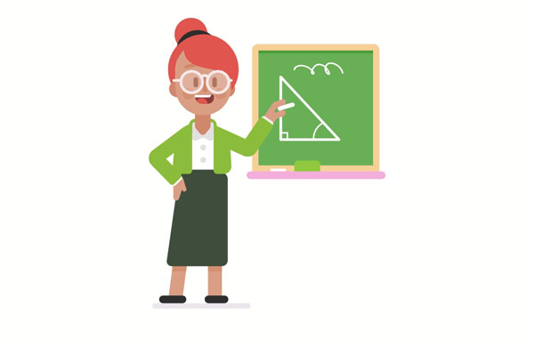 My mom was a teacher in the past, but she doesn’t teach anymore. Miss Smith is an excellent math instructor!