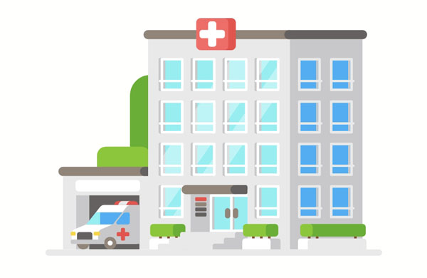 I go to the hospital to get medical tests each year.