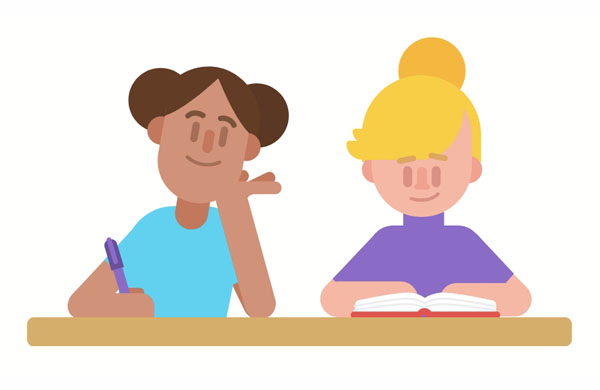 The average time students spend on homework is 2 hours a day.