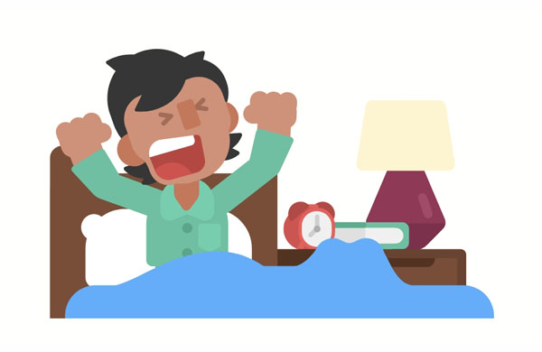 My first class is at 8 a.m., so it’s necessary to wake up early.