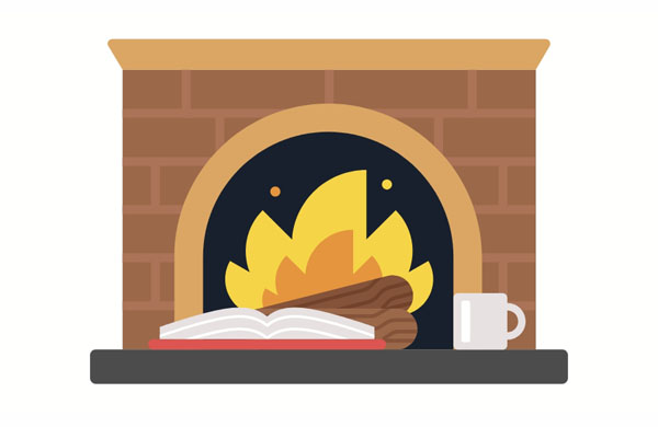 A&nbsp;fire makes a&nbsp;room warmer. It&rsquo;s perfect in&nbsp;the winter!