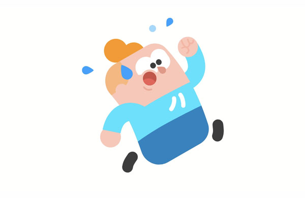 Go, Junior, go! You’re almost there! Just a few more meters!