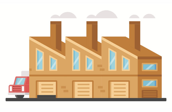 Several factories have had to close because of the bad economy.