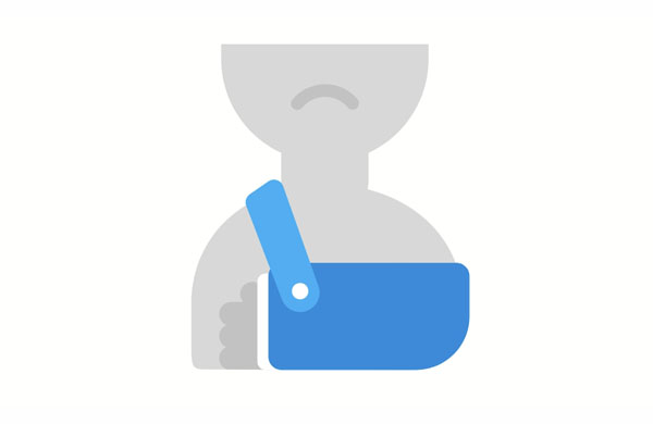 I broke my arm during the final game of the tournament, but at least my team still won!