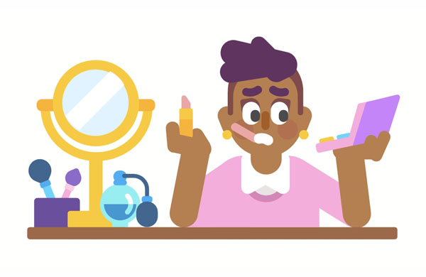 On no! I’ve forgotten how to put on makeup! How could I forget?