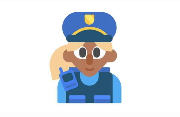 Those special jackets are only worn by police officers. If you commit a crime, the police will find you.