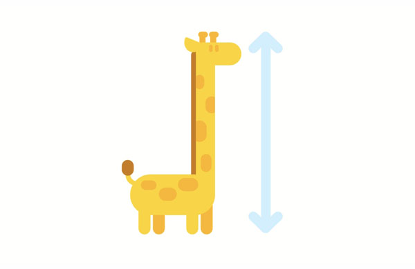 The giraffe is&nbsp;the tallest animal. 