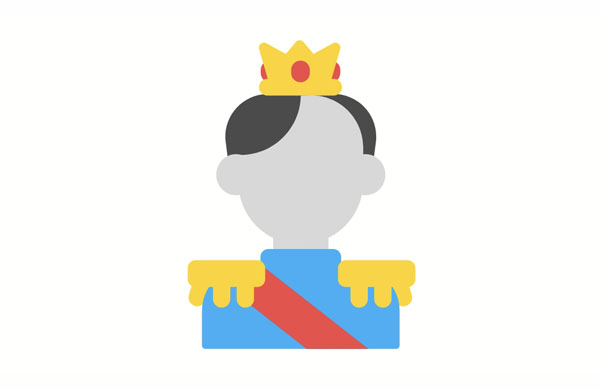 The prince lived in a big castle.
